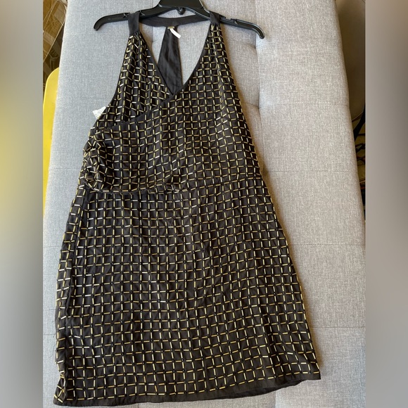 Free People Black Sheath Cocktail Dress size 12 - Picture 1 of 5